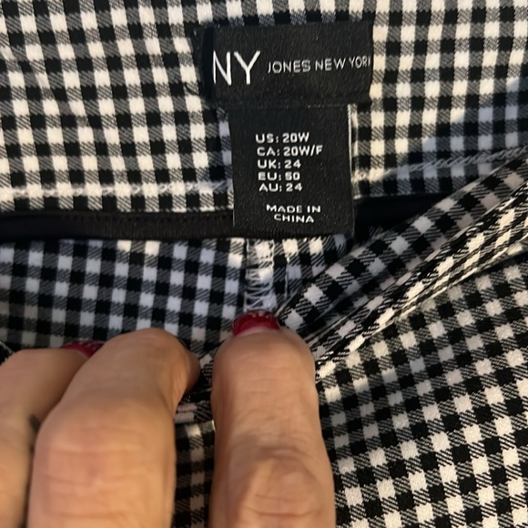 NY Jones New York  pull on casual pants size 20W - Picture 2 of 2